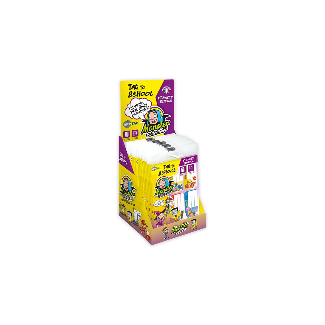 Etichette Scuola Tag To School  Monster Collection - immagine 3