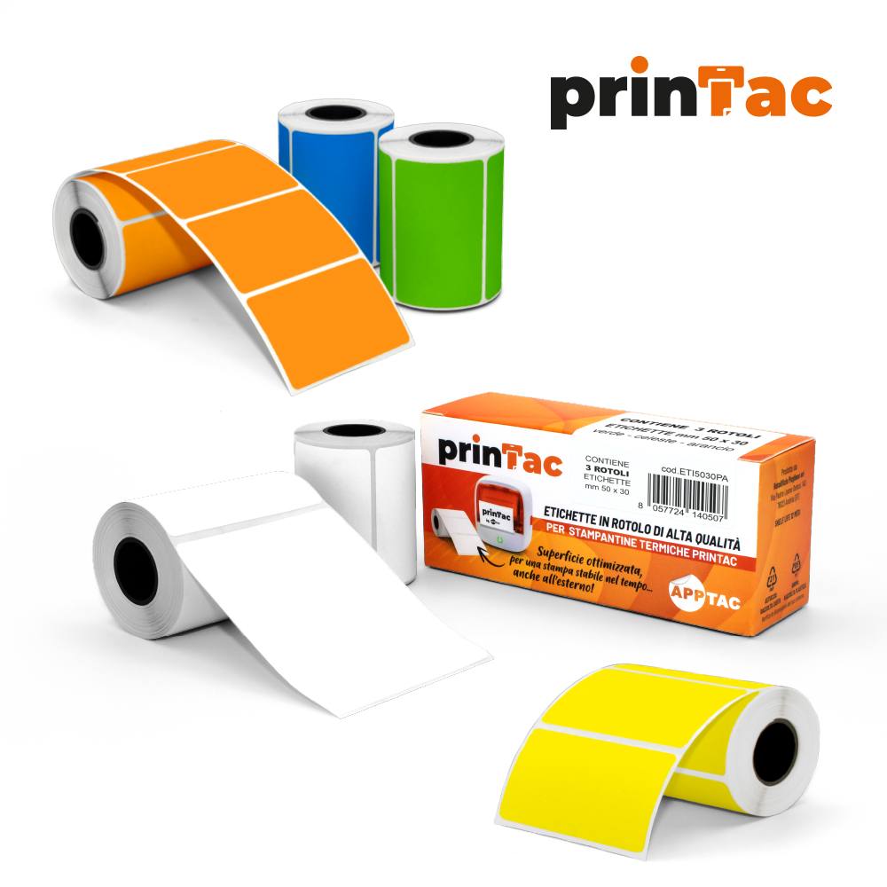 Printac – Mini Stampante Termica Wireless per Etichette - immagine 2
